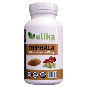 240 Comprimidos de 500mg (Triphala - Elikafoods ®)