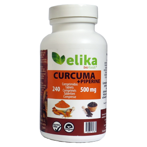 240 Comprimidos de 500mg (Curcuma - Elikafoods ®)