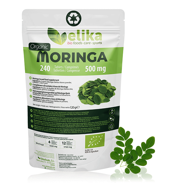 240 Comprimidos de 500mg (Moringa oleifera - Elikafoods ®)